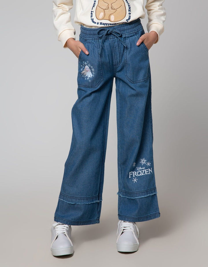 Disney Denim Long Pants Frozen