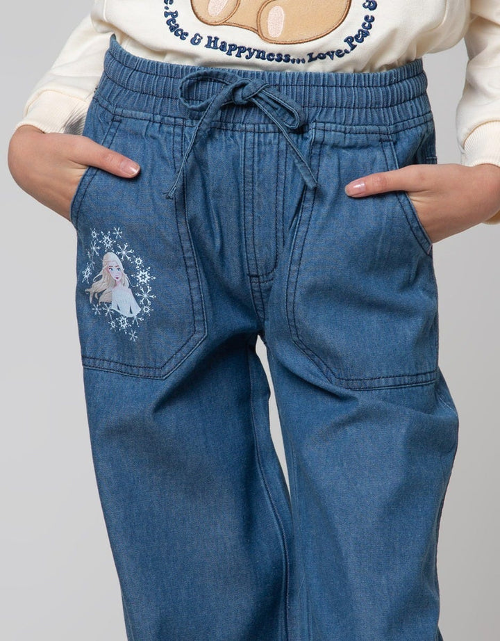 Disney Denim Long Pants Frozen