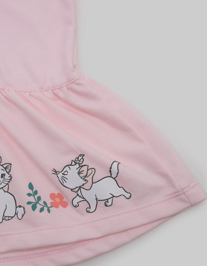 Disney Dress Short Sleeve Marie Pita Anak Perempuan