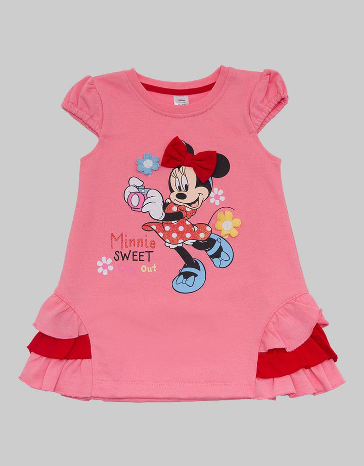 Disney Short Sleeve Dress Minnie Sweet
