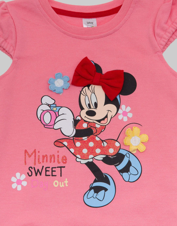 Disney Short Sleeve Dress Minnie Sweet
