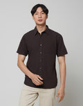 Larusso Men's Short Basic Oxford Shirt
