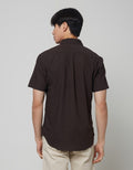 Larusso Men's Short Basic Oxford Shirt