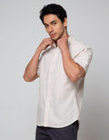 Larusso Kemeja Basic Oxford Pendek Pria