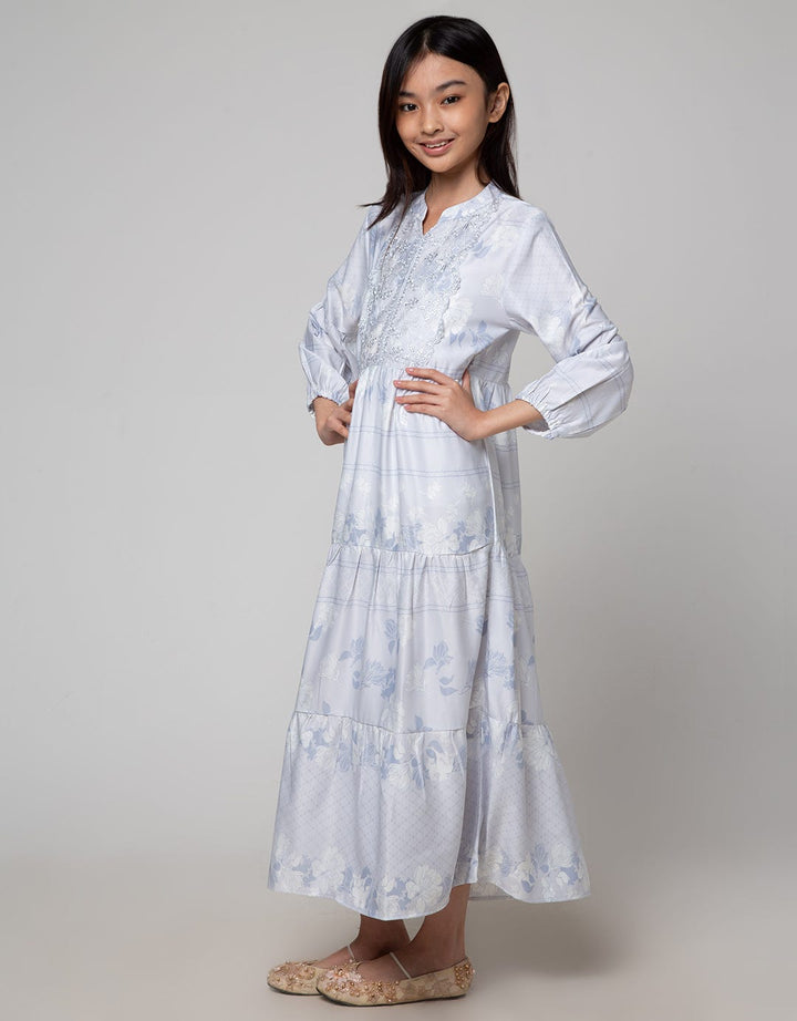 Sweet Miss Lace Flower Dress Anak Perempuan