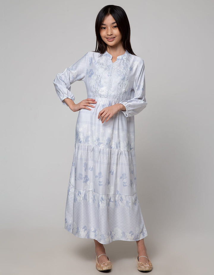 Sweet Miss Lace Flower Dress Anak Perempuan