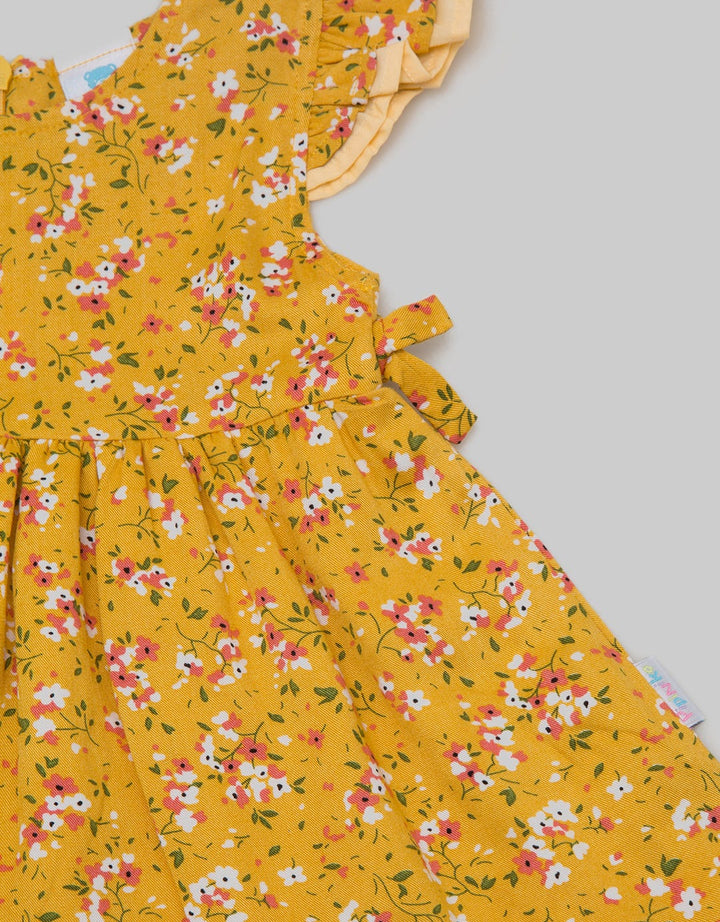 Pipiniko Dress Twill Rayon Fp Flower