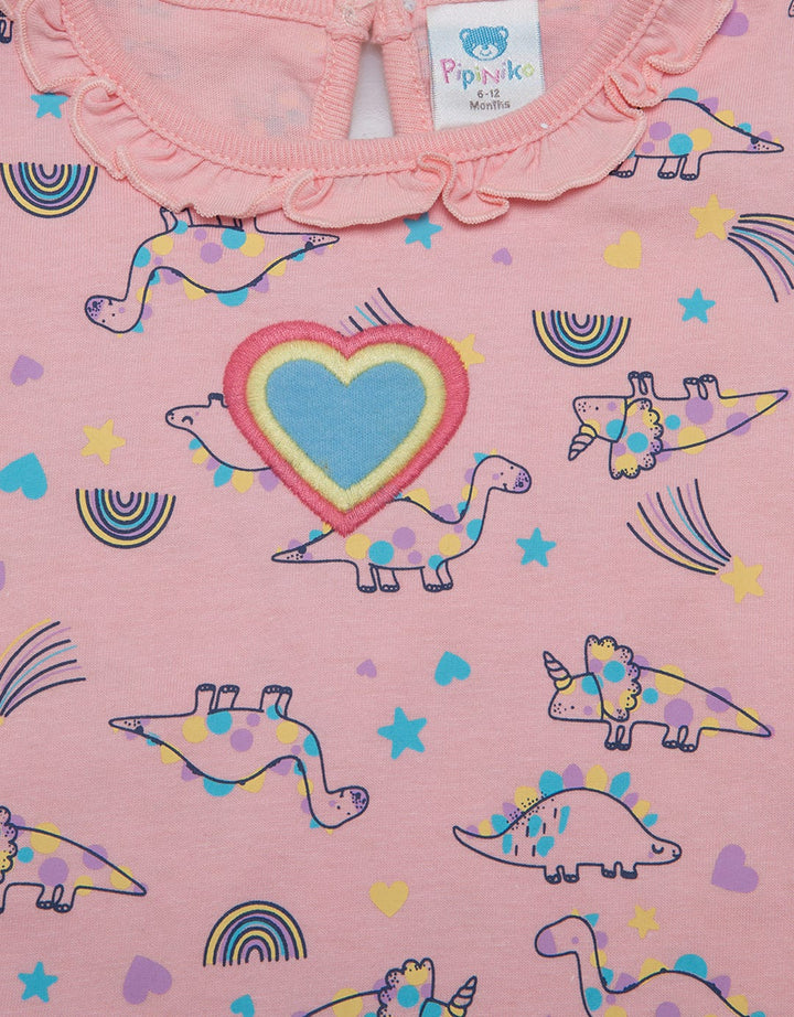 Pipiniko T-Shirt Print Dino Unicorn