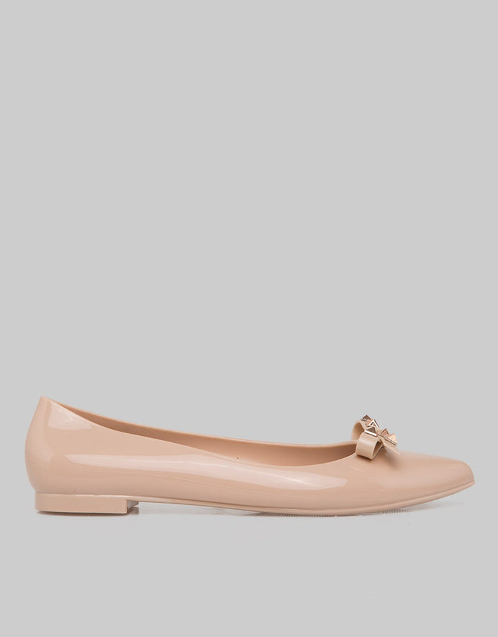 Details Ballerina Pointed Flat Shoes Wanita
