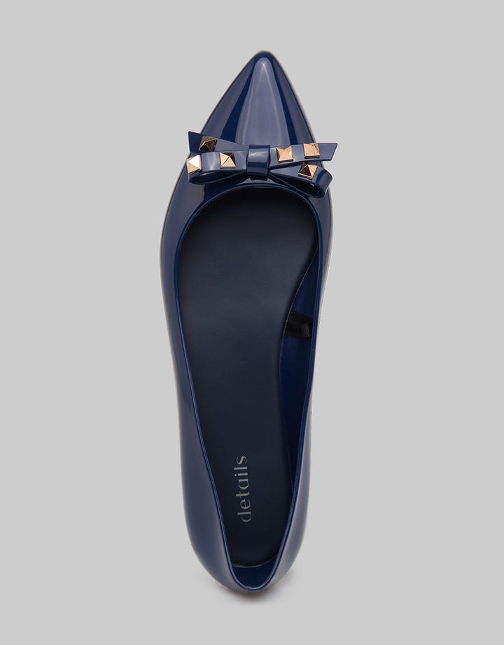 Details Ballerina Pointed Flat Shoes Wanita