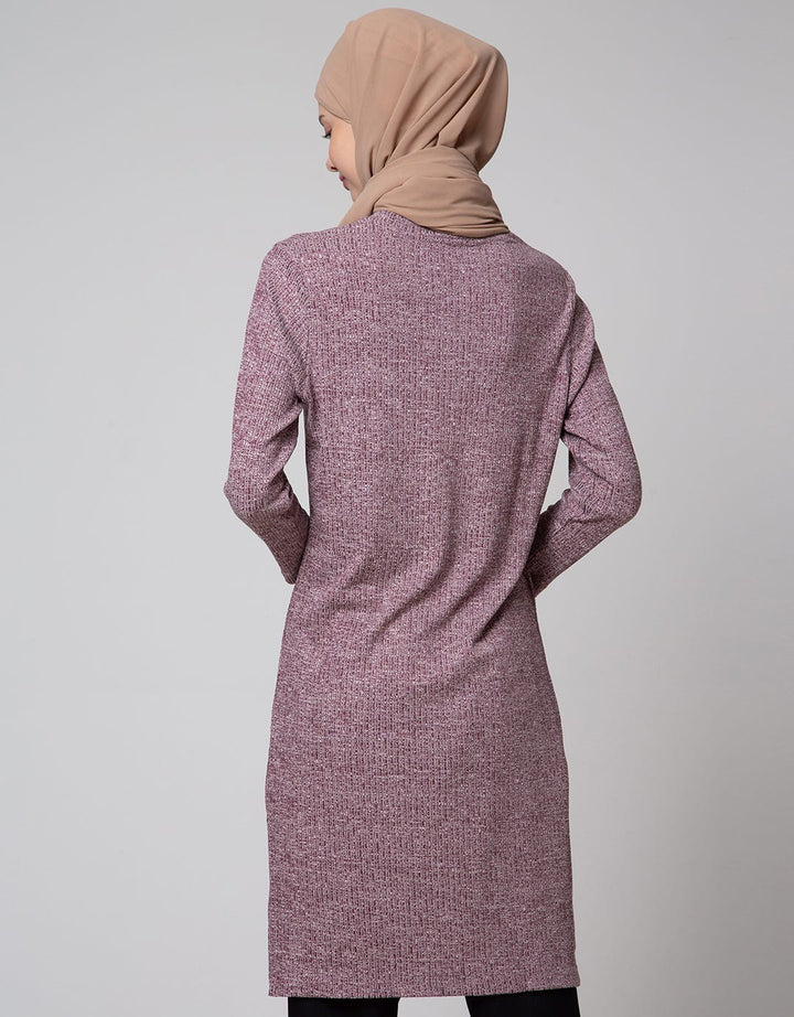Annisa Long Sleeve Midi Dress Basic Long Shirt Liva Eco