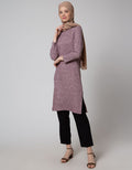 Annisa Long Sleeve Midi Dress Basic Long Shirt Liva Eco
