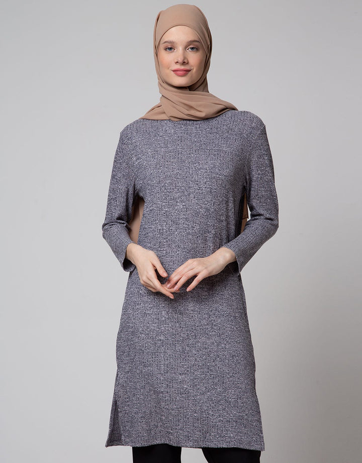 Annisa Long Sleeve Midi Dress Basic Long Shirt Liva Eco