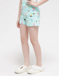 Aero Short Pants Bottom Full Print Mermaid Boat