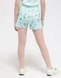 Aero Short Pants Bottom Full Print Mermaid Boat