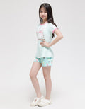 Aero Short Pants Bottom Full Print Mermaid Boat