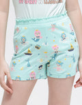 Aero Short Pants Bottom Full Print Mermaid Boat