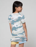 Aero Print Camo Kick Kaos Anak Perempuan