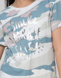 Aero Print Camo Kick Kaos Anak Perempuan