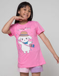 Aero Sheep Happy Kaos Anak Perempuan