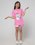 Aero Sheep Happy Kaos Anak Perempuan