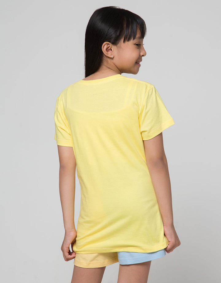 Aero Panda Flower Print Girls T-Shirt