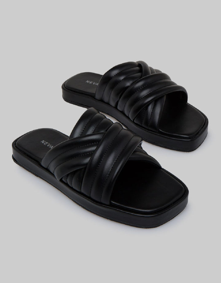 Nevada Quilted Cross Sandal Wanita