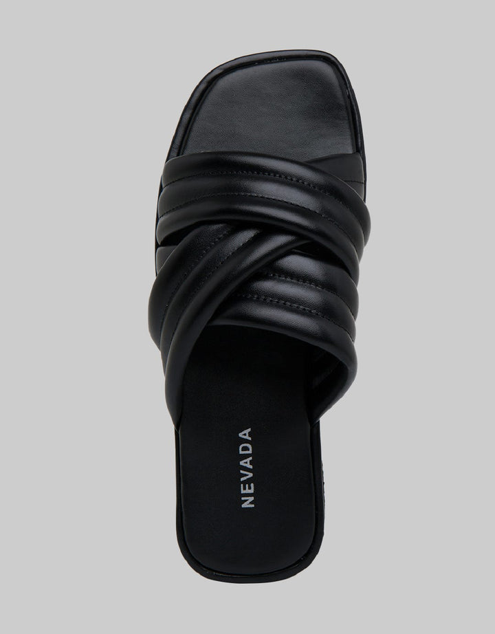 Nevada Quilted Cross Sandal Wanita