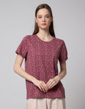 Connexion Short Sleeve T-Shirt Print Bunga