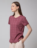 Connexion Short Sleeve T-Shirt Print Bunga