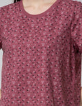 Connexion Short Sleeve T-Shirt Print Bunga