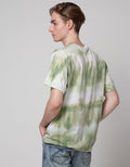 Marvel Short Sleeve T-Shirt Tie Dye Marvel On The Left Chest Print