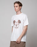 Disney Short Sleeve T-Shirt Print Mickey Face Front