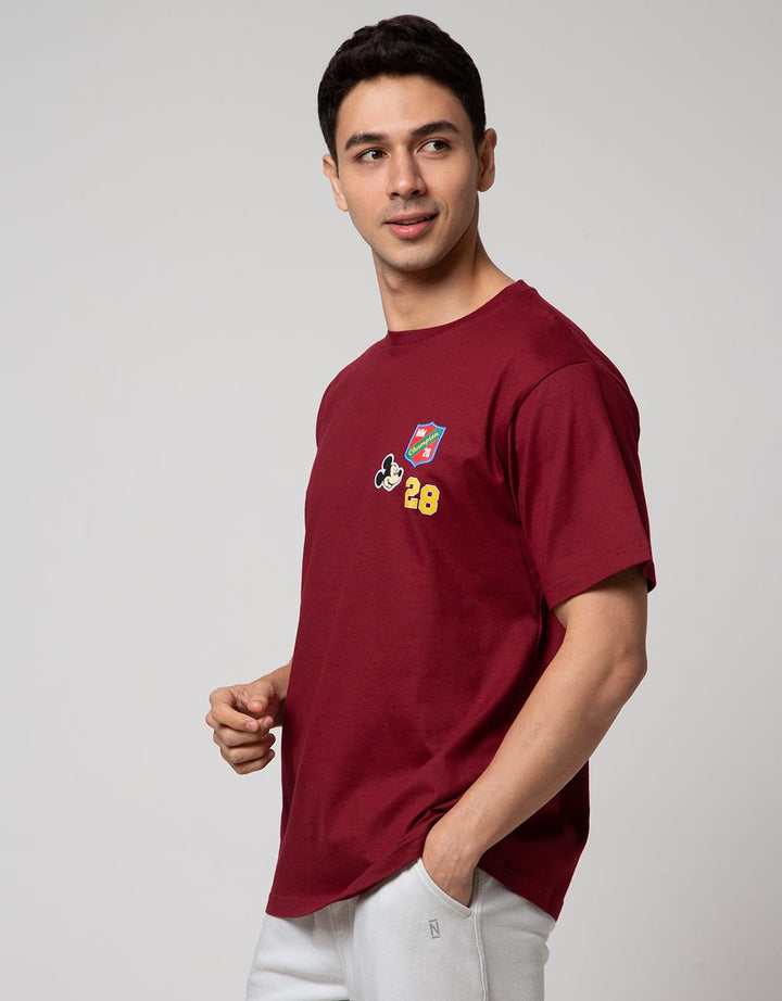 Disney Mickey Face On Men's T-Shirt