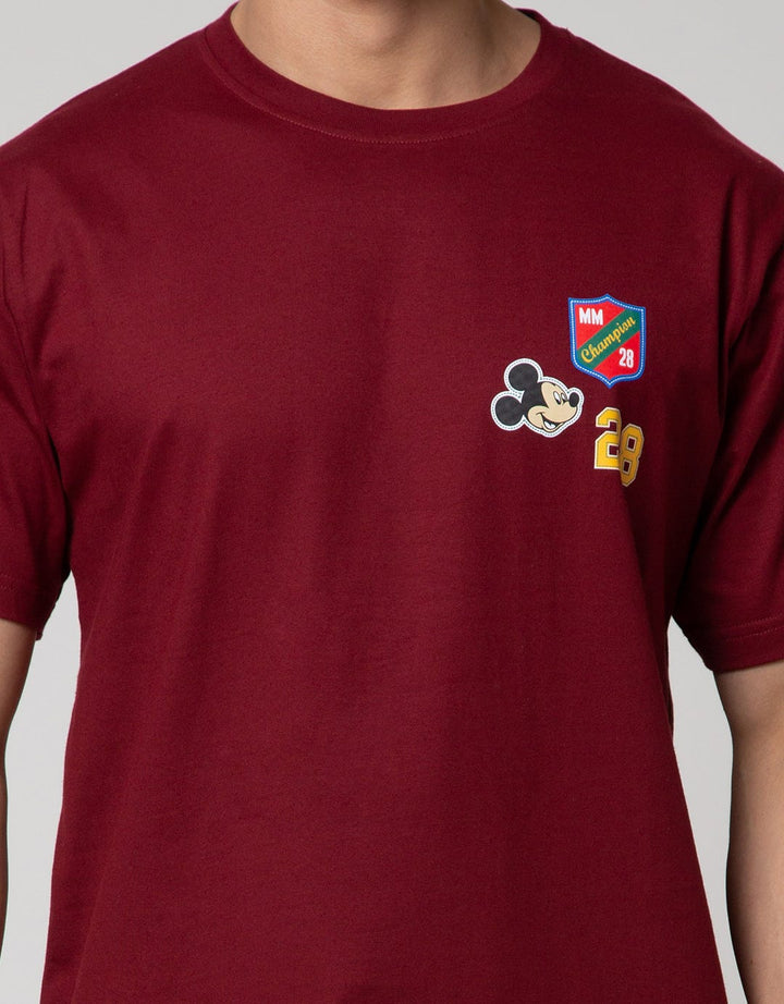 Disney Mickey Face On Men's T-Shirt