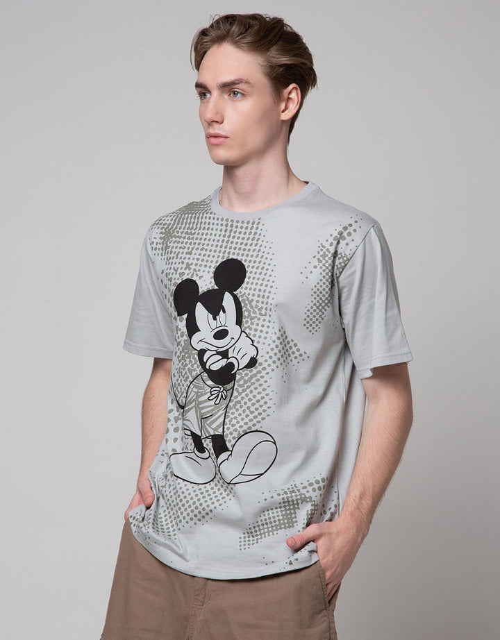 Disney Short Sleeve T-Shirt Print Mickey Stand With Raster