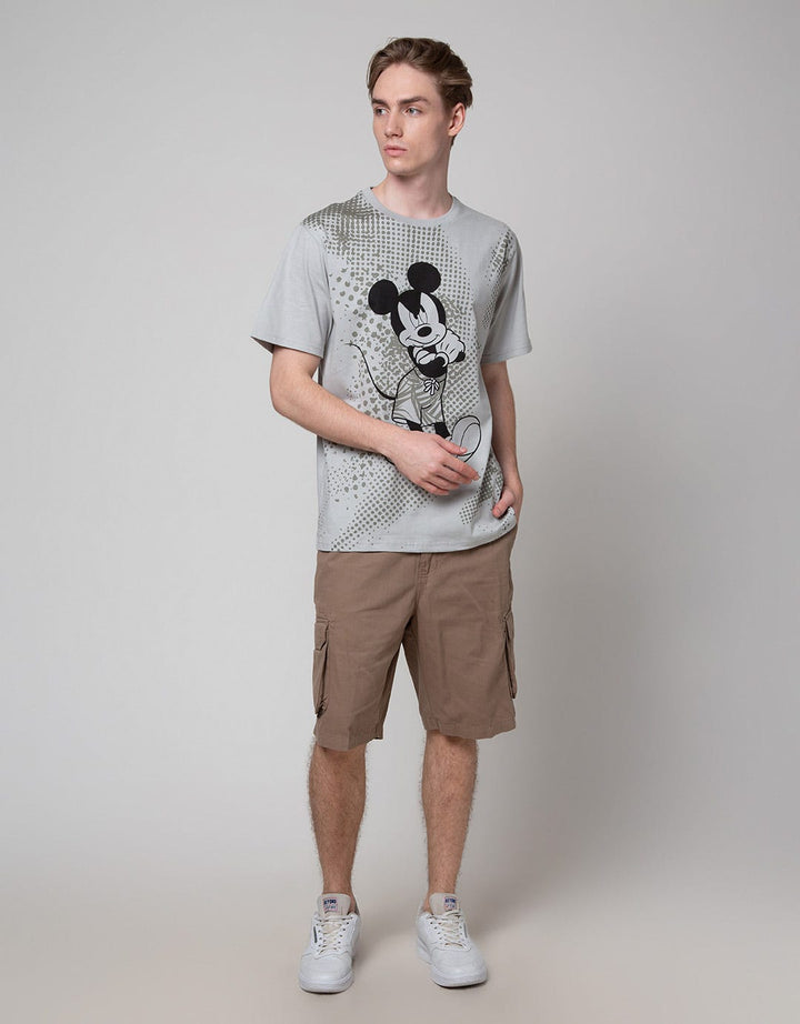 Disney Short Sleeve T-Shirt Print Mickey Stand With Raster