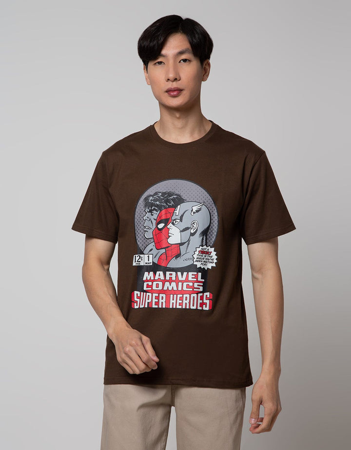 Marvel Short Sleeve T-Shirt Avengers Heroes Comics