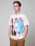 Marvel Captain America Print Kaos Pria