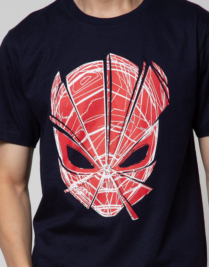 Marvel Spiderman Face Casual Men's T-Shirt