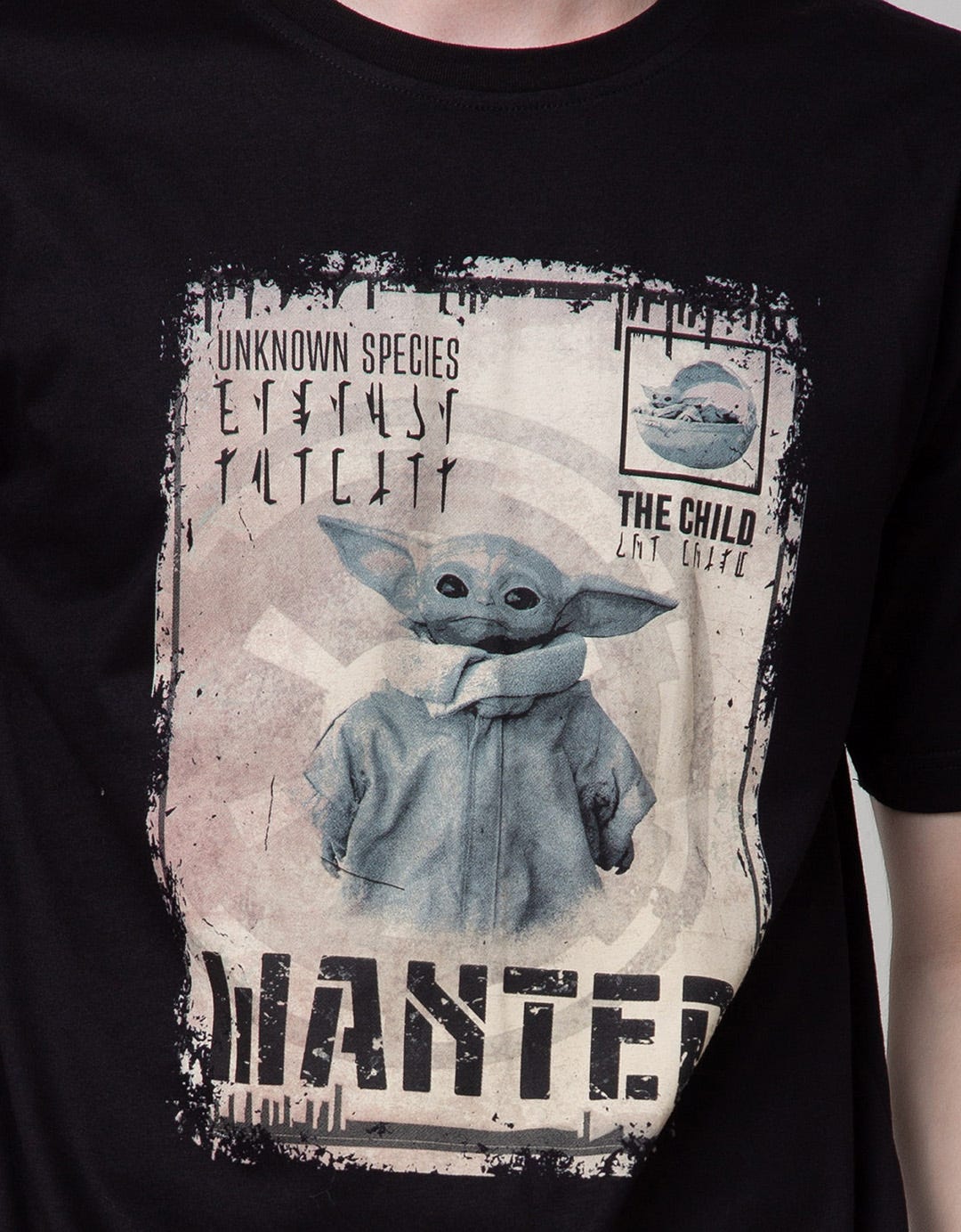 Star Wars Short Sleeve T-Shirt Baby Yoda Front Print