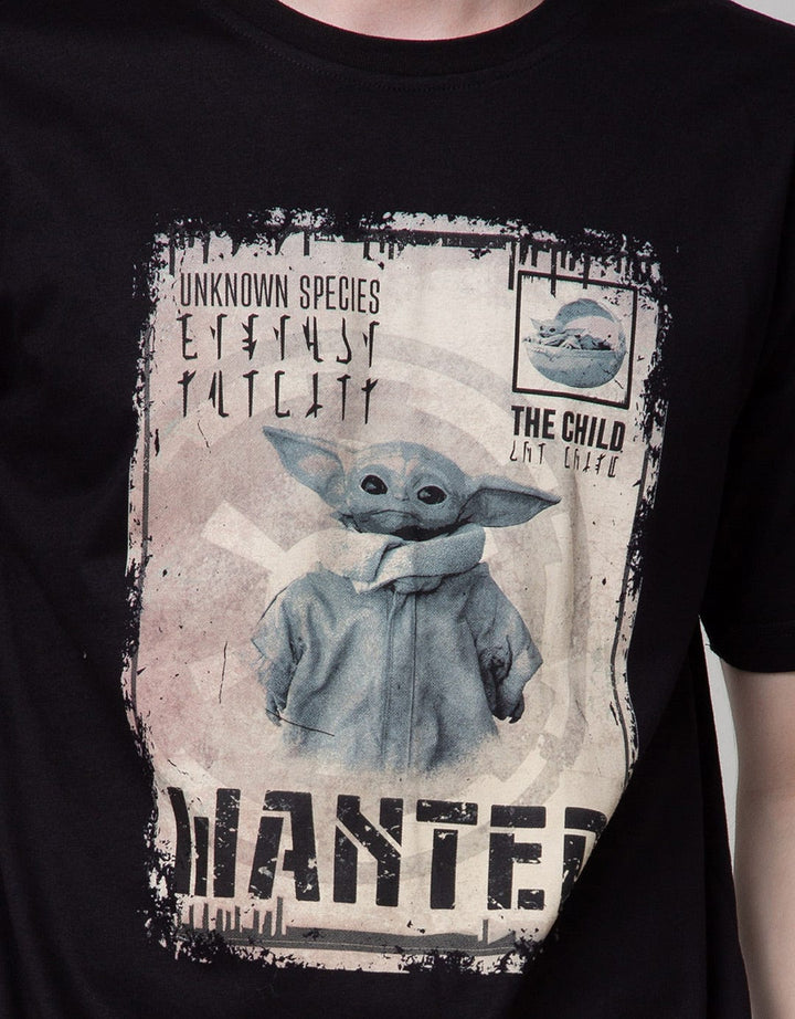 Star Wars Short Sleeve T-Shirt Baby Yoda Front Print