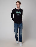 T Zone Long Sleeve T-Shirt Print Theme Analog Dimension - Dominate