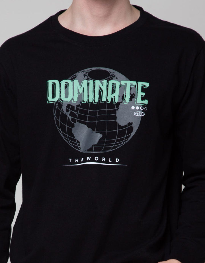 T Zone Long Sleeve T-Shirt Print Theme Analog Dimension - Dominate