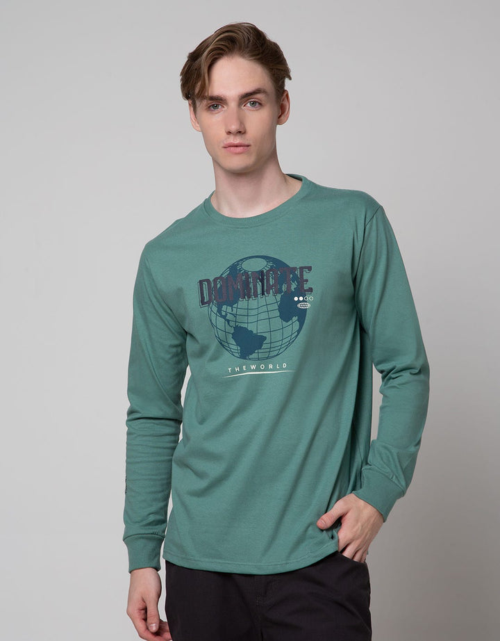 T Zone Long Sleeve T-Shirt Print Theme Analog Dimension - Dominate