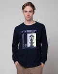 T Zone Long Sleeve T-Shirt Print Theme Analog Dimension - Innovation