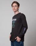 T Zone Long Sleeve T-Shirt Print Theme Analog Dimension - Mainstream
