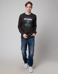 T Zone Long Sleeve T-Shirt Print Theme Analog Dimension - Mainstream