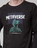 T Zone Long Sleeve T-Shirt Print Theme Analog Dimension - Mainstream
