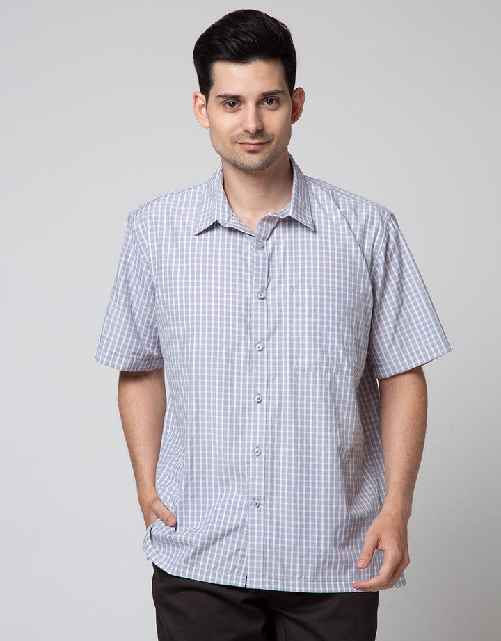 Stanley Adams Check Medium Kemeja Pria